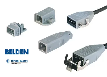 Miniature connectors type STAS from Hirschmann Automation and Control