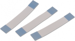 FFC-Jumper-Kabel, 10-polig, RM 0.5 mm, PET, weiß/blau
