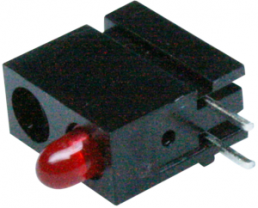 LED-Signalleuchte, rot, 30 mcd, RM 2.54 mm, LED Anzahl: 1