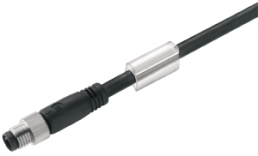 Sensor-Aktor Kabel, M8-Kabelstecker, gerade auf offenes Ende, 5-polig, 1.5 m, PUR, schwarz, 3 A, 2455040150