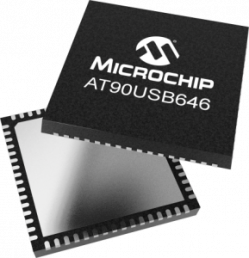 AVR Mikrocontroller, 8 bit, 16 MHz, VFQFN-64, AT90USB646-MU