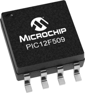PIC microcontroller, 8 bit, 4 MHz, SOIC-8, PIC12F509T-I/SN