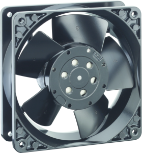 AC axial fan, 230 V, 119 x 119 x 38 mm, 80 m³/h, 25 dB, slide bearing, ebm-papst, 4890 N