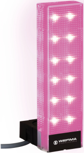 LED signal tower with acoustics, 85 dB, 2400 Hz, 24 VDC, 690 000 55