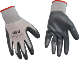 Work gloves, nitride coated, size L
