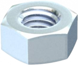 Hexagon nut, M12, W 19 mm, H 10.8 mm, inner Ø 12 mm, steel, DIN 934, 3400379
