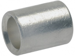 Butt connector, uninsulated, 0.5-1.0 mm², metal, 8 mm