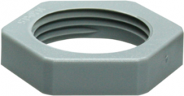 Counter nut, M20, 26 mm, silver gray, 2048779