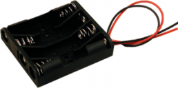 Battery holder for micro cell, 4 cells, chassis mounting