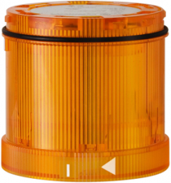 Xenon flash light element, Ø 70 mm, yellow, 230 VAC, IP65