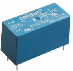 Solid state relay, 12-30 VDC, DC on/off, 0-30 VDC, 5 A, PCB mounting, STD03505