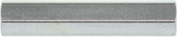 Hexagonal spacer bolt, Internal/Internal Thread, M2.5/M2.5, 10 mm, brass