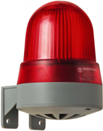 LED buzzer combination, Ø 89 mm, 92 dB, 2300 Hz, red, 24 V AC/DC, 422 110 75