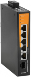 Ethernet switch, unmanaged, 5 ports, 1 Gbit/s, 12-48 VDC, 2435410000