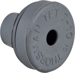 Cable gland, cabel-Ø 26 to 35 mm, rubber, gray