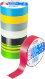Tesaflex® 53948 PVC electrical insulating tape VDE/IEC, 19 mm, 25 m, silver grey