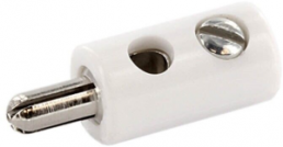 2.8 mm plug, screw connection, 0.05-0.25 mm², white, 718894