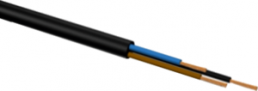 PUR/PVC control line Sensocord-M 4 x 0.09 mm², unshielded, black