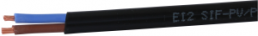 PVC Low voltage cable SIF-PV/P 2 x 2.5 mm², unshielded, black
