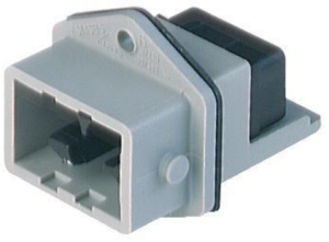 Plug, 5 pole, PCB mounting, crimp connection, 1.0 mm², gray, 931697106