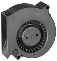 DC radial fan, 12 V, 76 x 76 x 27 mm, 51 m³/h, 51 dB, ball bearing, ebm-papst, RL 48-19/12/2 P