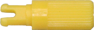 Thru axle, yellow for trimmer potentiometer, 5272 GELB