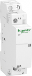 Installation contactor, 1 pole, 25 A, 250 VAC, 1 Form A (N/O), coil 240 VAC, screw connection, A9C20731