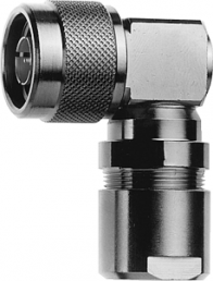 N plug 50 Ω, RG-58C/U, solder/clamp, angled, 100023971
