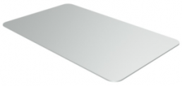 Aluminum label, (L x W) 70 x 43 mm, silver, 80 pcs