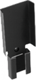Clip-on heatsink, 3.3 x 13 x 30 mm, 60 K/W, black anodized