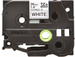Labelling tape cartridge, 36 mm, tape white, font black, 8 m, TZE-FX261