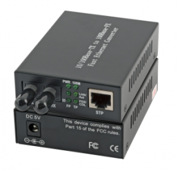 Media converter RJ45-STP/ST, 1310nm/2km,Fast Ethernet