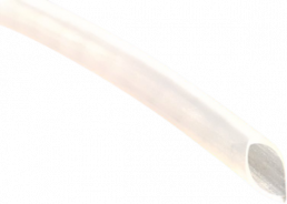 Insulating tube, inside Ø 10 mm, transparent, silicone, -60 to 250 °C, 4357