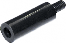 Spacer bolt, External/Internal Thread, M4/M4, 10 mm, nylon