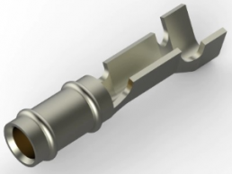 Round plug, Ø 1.47 mm, L 9.65 mm, uninsulated, straight, 0.4-0.15 mm², AWG 26-22, 60983-3