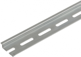DIN rail, perforated, 35 x 7.5 mm, W 2000 mm, steel, galvanized, 1071690000