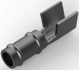 Round plug, Ø 1.47 mm, L 8.64 mm, uninsulated, straight, 0.4-1.0 mm², AWG 22-17, 640024-1