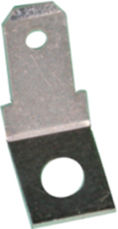 Faston plug, 4.8 x 0.8 mm, L 10 mm, uninsulated, angled, 3823.67