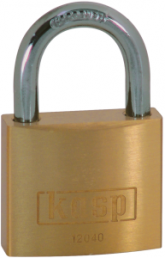 Padlock, level 4, shackle (H) 22 mm, brass, (B) 40 mm, K12040D