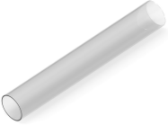 Heatshrink tubing, 2:1, (4.75/2.36 mm), polyvinylidene fluoride, transparent