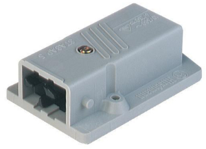 Plug, 5 pole, PCB mounting, crimp connection, 1.0 mm², gray, 932512106
