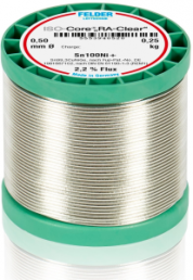 Solder wire, lead-free, Sn99.3CuNiGe, Ø 0.5 mm, 0.25 kg