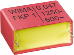 FKP film capacitor, 470 pF, ±10 %, 1.6 kV (DC), PP, 15 mm, FKP1T004704B00KSSD