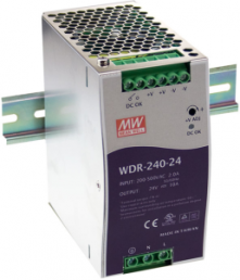 Power supply, 24 to 28 VDC, 10 A, 240 W, WDR-240-24
