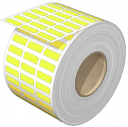 Polyester Device marker, (L x W) 17 x 6 mm, yellow, Roll with 3000 pcs