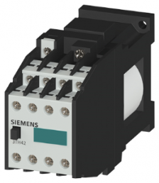 Auxiliary contactor, 8 pole, 6 A, 6 Form A (N/O) + 2 Form B (N/C), coil 24 VDC, screw connection, 3TH4262-5KB4