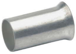 Uninsulated Wire end ferrule, 0.25 mm², 5 mm long, DIN 46228/1, silver, 695V