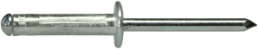 Blind rivet DIN 7337 L 4.0, D 2.4 to 2.5 mm, aluminum alloy, M 0.5 to 1.5 mm