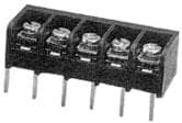 PCB terminal, 8 pole, 0.3-3.31 mm², 20 A, screw connection, black, 3-1437648-8