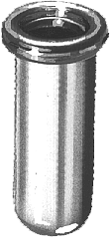 2.3 mm socket, solder connection, mounting Ø 3.1 mm, silver, 10007480